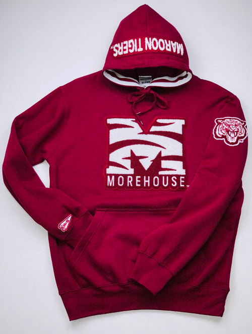 Morehouse Maroon Tigers Letterman Hoodie