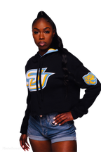 Southern Jaguars Cropped Letterman Hoodie