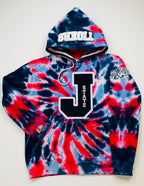 Jackson State Tigers Tie Dye “J State” Letterman Hoodie